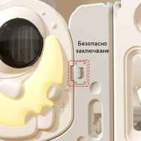 Детска къщичка с ограда и баскетболен кош Feelkids, Космонавт-VKE0z.jpeg