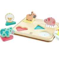 Дървен звуков пъзел Hape, Животни, 6 части-VUQXM.jpeg