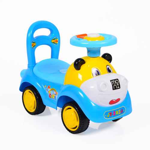 Кола за бутане Moni Super Car, синя