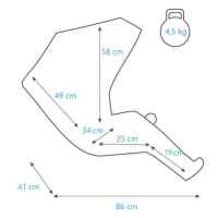 Бебешка количка за близнаци 2в1 Kunert Booster Light, крем-Vg0N2.jpeg