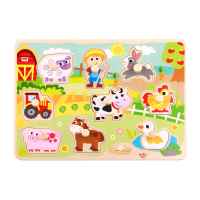 Дървена образователна дъска Tooky toy Ферма-Vhc1j.jpg