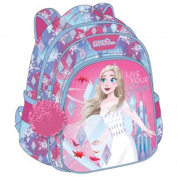 Детска раница с 2 ципа Must, Frozen 2-VmGvp.jpeg