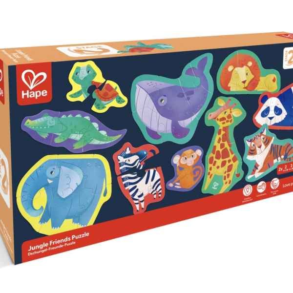 Образователен пъзел приятели от джунглата Hape, 40 части-VqFFv.jpeg