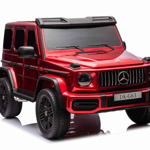 Акумулаторен джип Mercedes G63 4x4, двуместен червен металик
