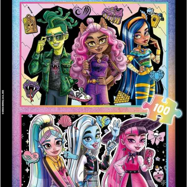 Пъзел Educa, Monster High 2 в 1, 2 х 100 части-Vu46R.jpeg
