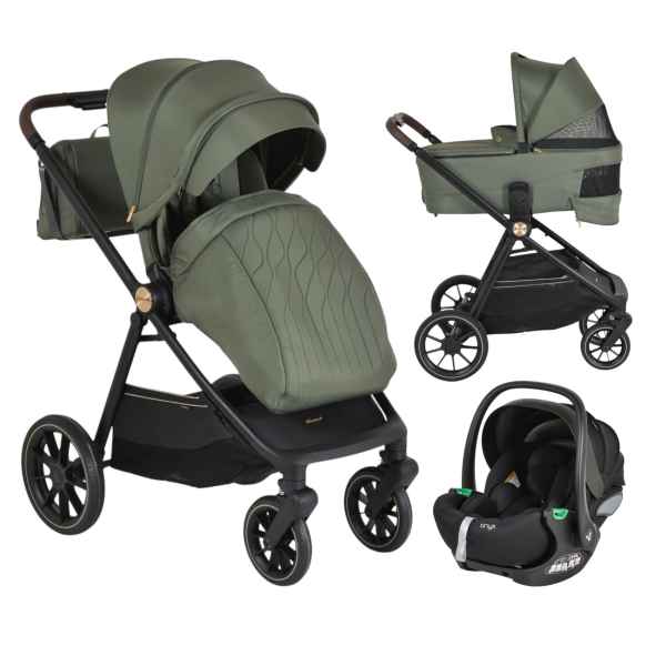 Комбинирана бебешка количка 3в1 Cangaroo Celebrity, Deep-green-Vw6fK.jpeg