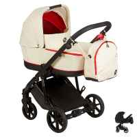 Комбинирана бебешка количка 3в1 Tutek Diamos XS, Beige/Red-VyxdP.jpeg