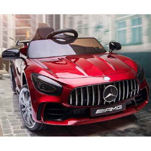 Акумулаторна кола JJ Mercedes Benz GT R 4x4, червен металик