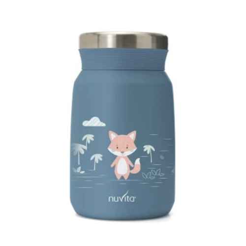 Контейнер за храна Nuvita 500мл, Powder Blue