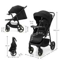 Лятна бебешка количка с табла KinderКraft Trig 3, Onyx Black-WM8i7.jpeg