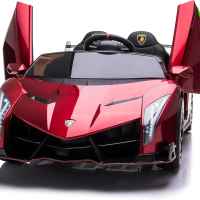 Акумулаторна кола JJ Lamborghini Veneno, червен металик-WQ1GF.jpeg