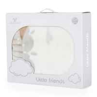 Бебешко одеяло с шерпа Cangaroo Little friends, сиво 80/110 см-WRHBt.jpeg