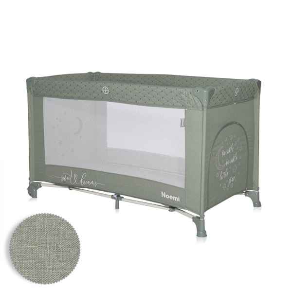Бебешка кошара Lorelli NOEMI 1 Ниво, Iceberg Green STAR-Wibpx.jpg