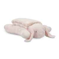 Одеяло 90х75 см Lorelli Poffy Duo, с възглавничка животинче 45х30 см, Прасковено розово-Wn6fC.jpeg