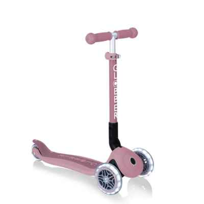 Сгъваема еко тротинетка Globber Junior Foldable Lights eco, бери