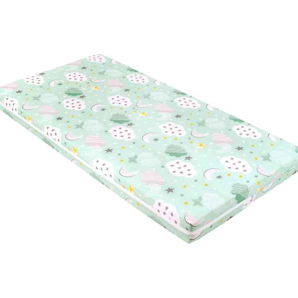 Детски матрак Kikka Boo Fantasia Plus Clouds Mint, 60x120x6см-WwR7v.jpg