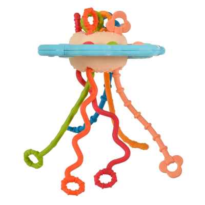 Бебешка сензорна играчка Moni Toys Elephant, blue