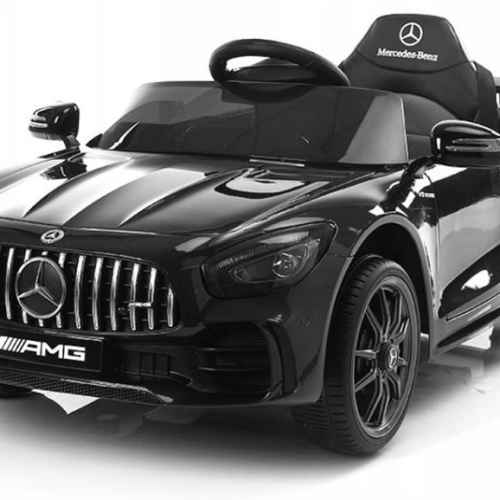 Акумулаторна кола JJ Mercedes Benz GT R 4x4, черен металик