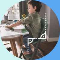 Столче за хранене KinderKraft LIVY, зелено-XdtKR.jpg