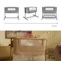 Бебешка кошара KinderKraft Nestee grow 2, Dark Grey-XfvwI.jpeg