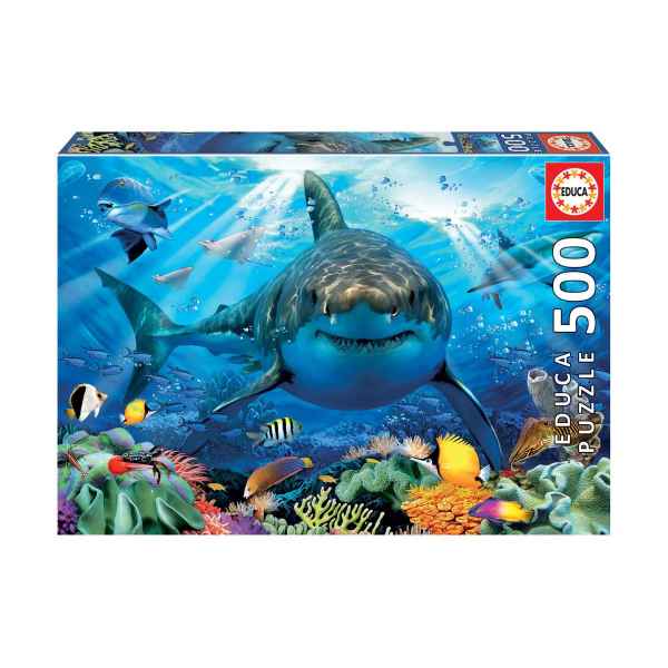 Пъзел Educa, Великата бяла акула, 500 части-XqHIE.jpeg