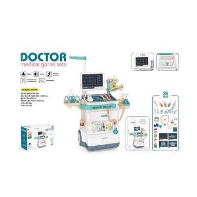 Детска играчка комплект Chipolino, Доктор 26 части