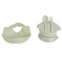 Столче за хранене с подарък Moni Surprise, зелено-Y3bSM.jpeg