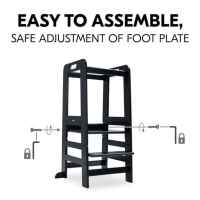 Помощна кула Монтесори Hauck Learning Tower Learn N Explore, Black-Y5z5P.jpeg