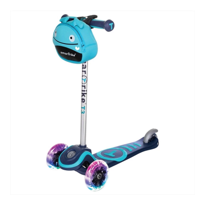 Детски скутер smarTrike Т3, син