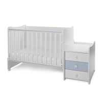 Бебешко легло Lorelli MAXI PLUS NEW 70/160, БЯЛО/BABY BLUE-3BOX-YTGOc.jpeg