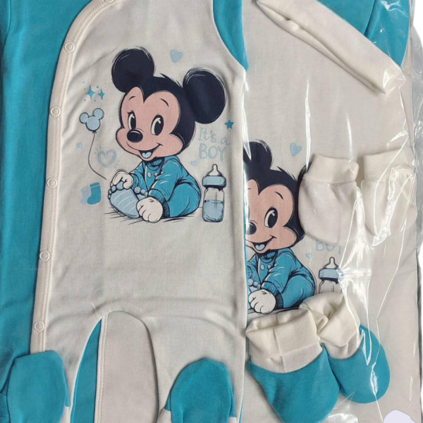 Комплект за изписване Светли, Мики Маус бял/син-YU5L6.png