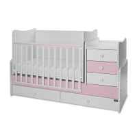 Бебешко легло Lorelli MAXI PLUS NEW 70/160, БЯЛО/ORCHID PINK-3BOX-YVtPh.jpeg