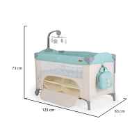 Бебешка кошара Cangaroo Indiana, мента-YX8bE.jpeg