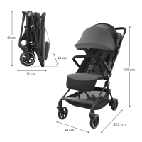 Лятна бебешка количка KinderKraft Nebo, Platinum gray-YZmIN.png