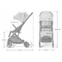 Лятна бебешка количка KinderKraft Indy 3, Urban gray-YhDG2.jpeg