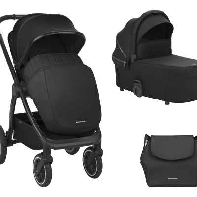 Комбинирана бебешка количка 2в1 Kikka Boo Naya, Black