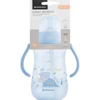 Чаша със силиконовa сламка Kikka Boo Dino World, Blue 300мл-Ytk5f.jpeg