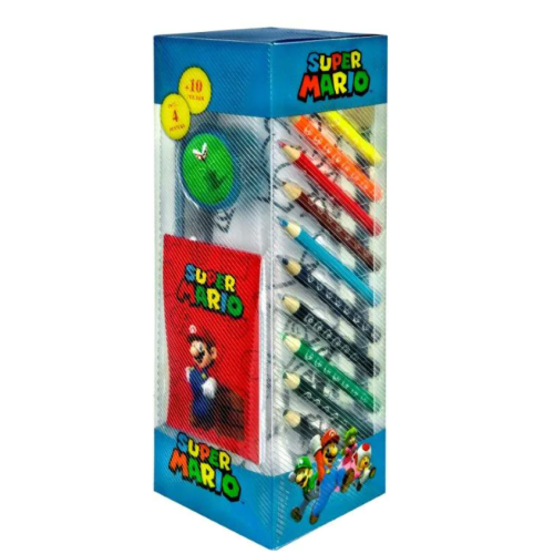 Комплект за оцветяване Simba toys, 35 части Super Mario
