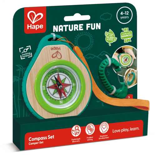 Компас Hape, дървен