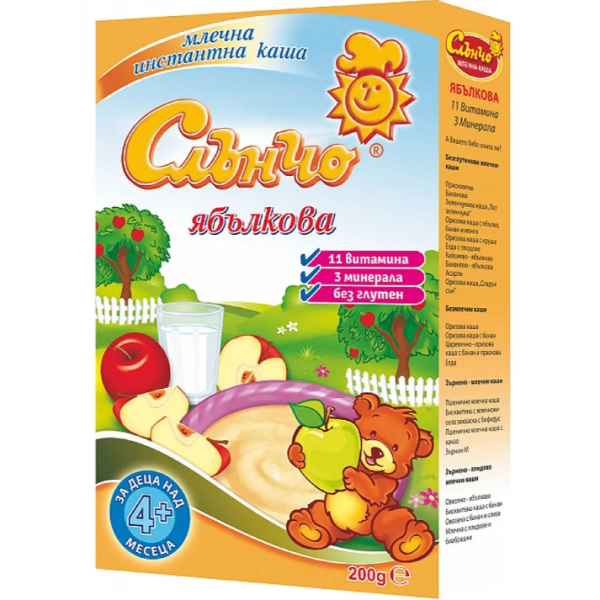Ябълково млечна каша Слънчо, 4м 200 гр.-Z9RUC.png