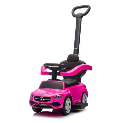 Кола с дръжка Chipolino Mercedes C-Class, розова