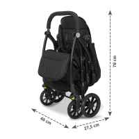 Лятна бебешка количка Lorelli Fresh, Black Pearl-ZF37A.jpeg