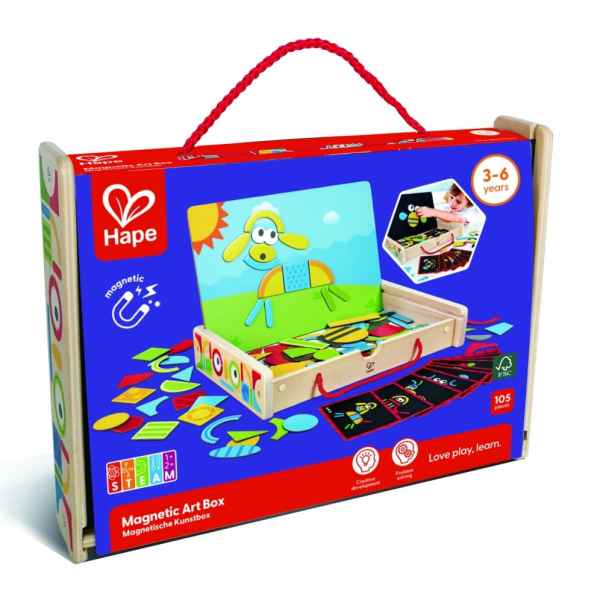 Творчески комплект Hape, Магнитна арт кутия, 105 части-ZVOUx.jpeg