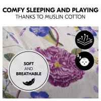 Чаршаф с ластик Hauck, Floral Beige 60х120 см-ZZ6BK.jpeg