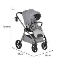 Комбинирана бебешка количка 3в1 Cangaroo Unique, Cloud-Silver-Ze6Pe.jpeg