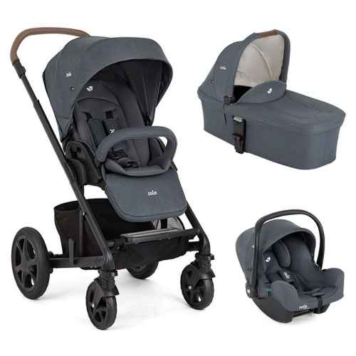 Бебешка комбинирана количка 3в1 Joie chrome™ dlx Trio
