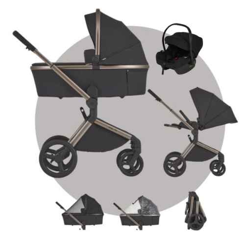 Комбинирана бебешка количка 3в1 Anex Flo, Solo