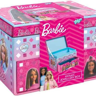 Творчески комплект Totum, Декорирай сам кутия за бижута, Barbie