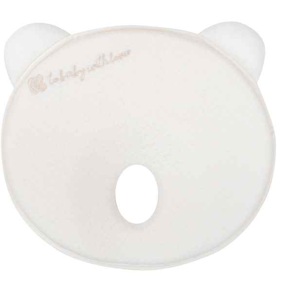 Мемори ергономична възглавница Kikka Boo Bear Airknit, White-ZkhvC.jpg