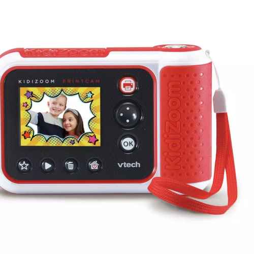 Интерактивна играчка Vtech, Камера за моментни снимки 5MP, Червен